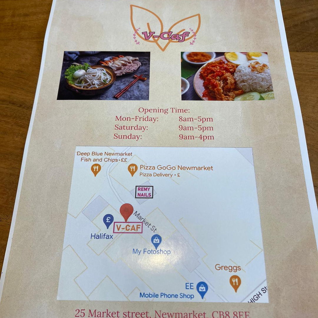 LoveNewmarket's tweet photo. Welcoming V-Caf to Newmarket 🎉  Bringing the taste of Vietnam to the town, pop in to the new restaurant on Market Street and say hello to the wonderful team. Open from today!

#VCaf #Vietnamese #NewBusiness #SupportLocal #SupportOurHighStreet #LoveNewmarket #Newmarket #Suffolk https://t.co/iXwbIPuFup