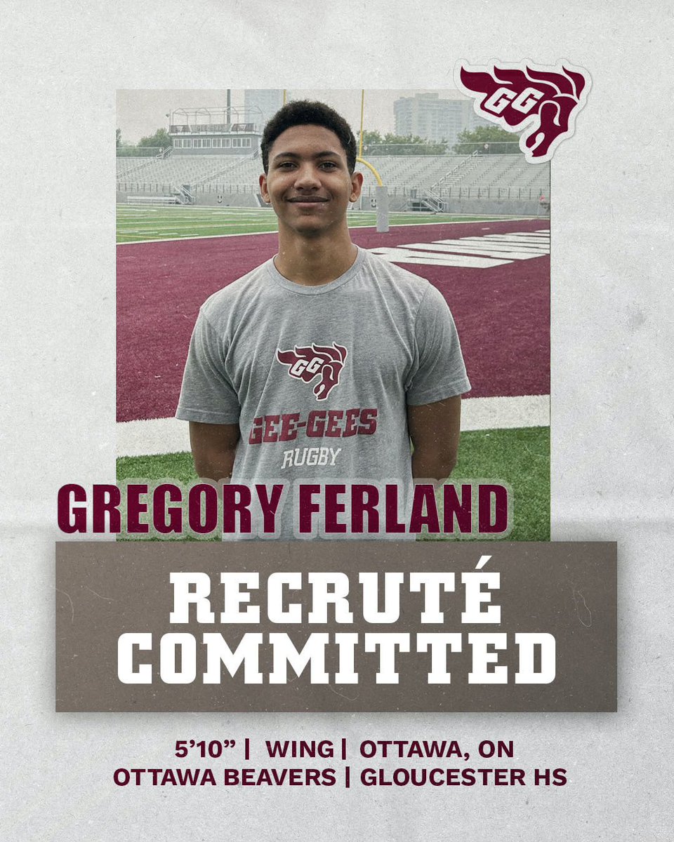 Staying home in The Nation's Capital 💯 

We are very excited to welcome Gregory Ferland to #GGnation 

Coming from @gator_rugby1 @obbrfc can't wait to have Gregory join our squad!

#GeeGeePride

—————————————————