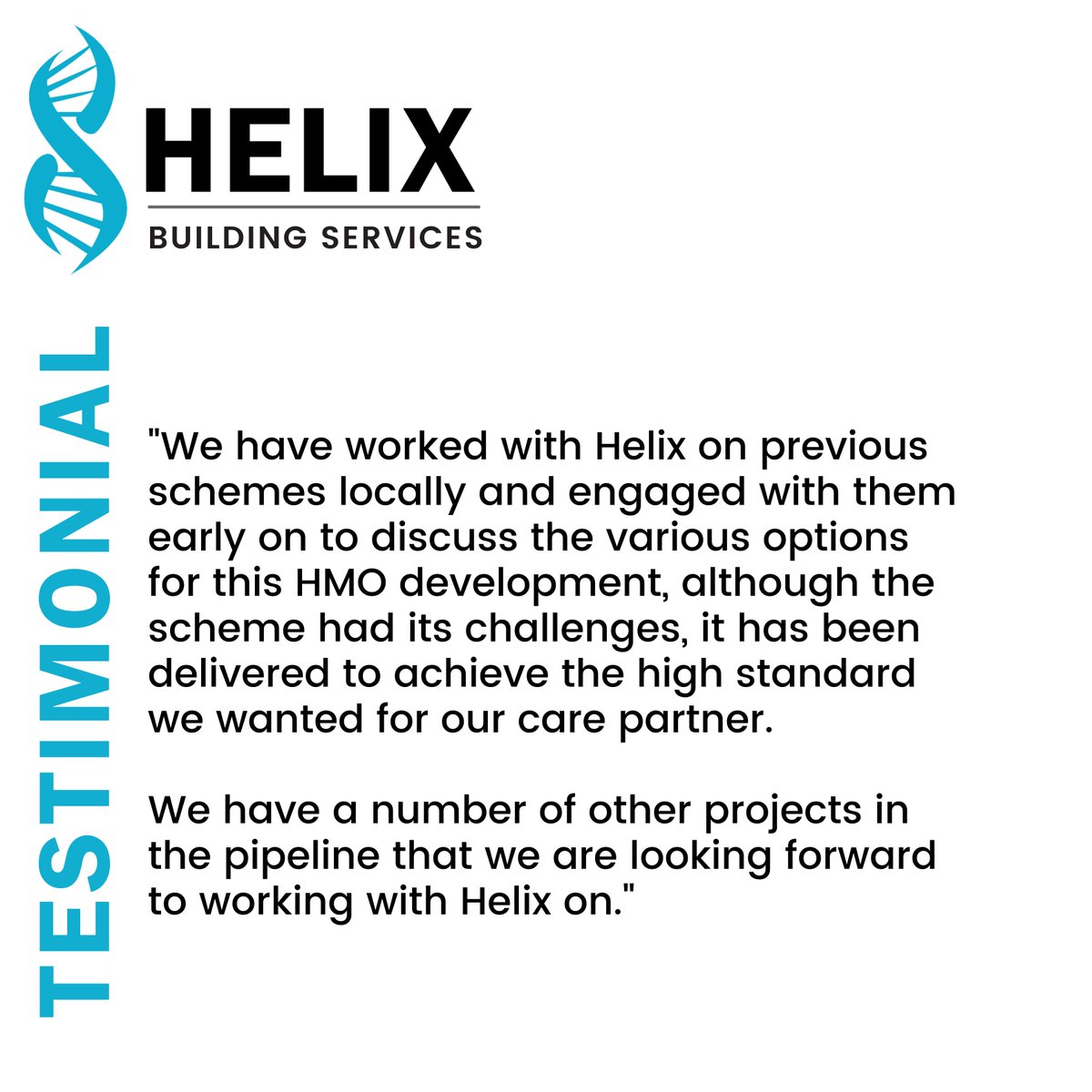 ContactHelix1's tweet image. Proud to share a testimonial from a valued client. High standards maintained, obstacles overcome. Their trust leads to ongoing partnerships with more projects lined up. Need a trusted contractor for your #HMOConversion? Get in touch! 📩enquiries@helixgroup.uk #ContractorNorthWest