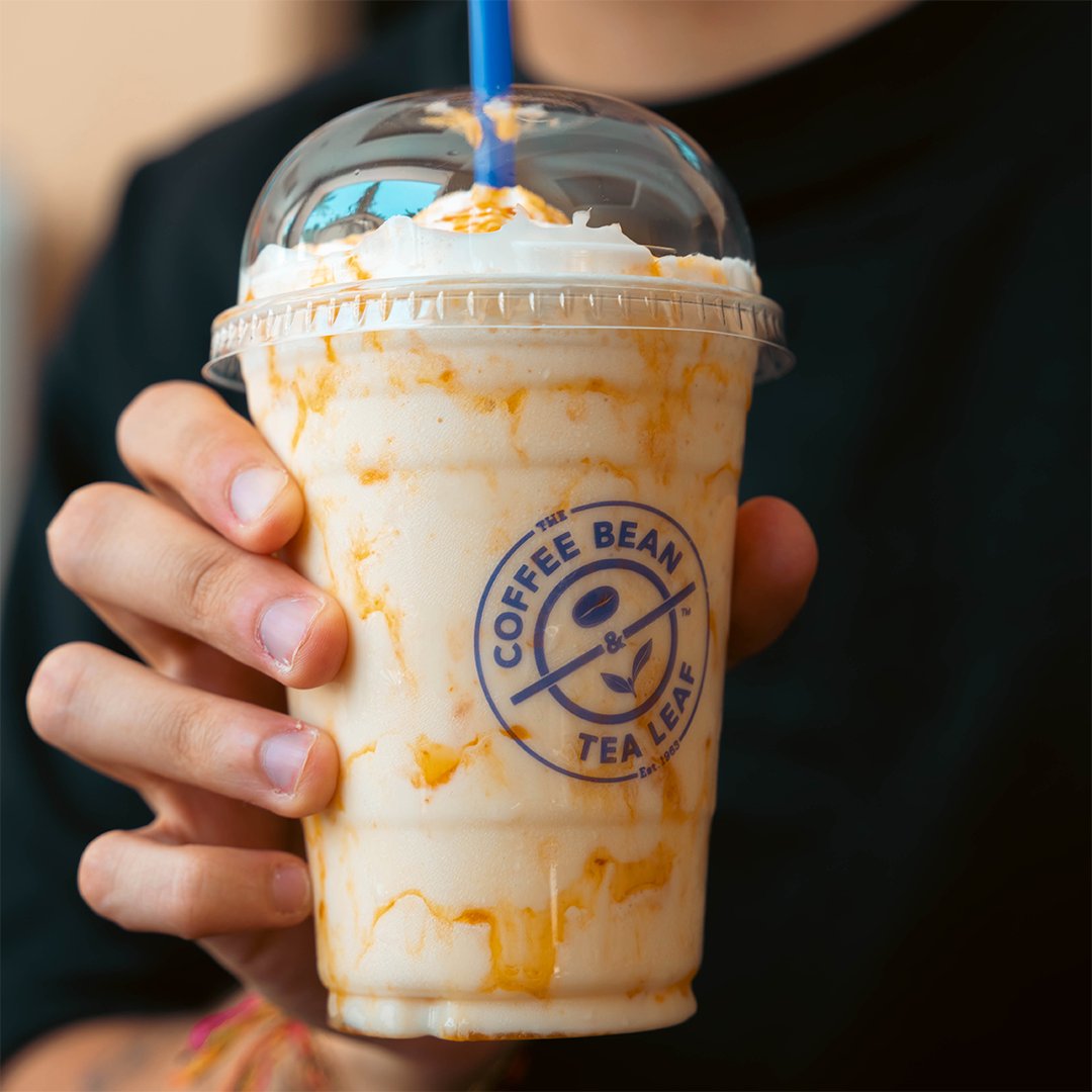 Want a drink that feels like summer? Try the Mango & Cream Ice blended  🥭🧡@cbtl_kuwait