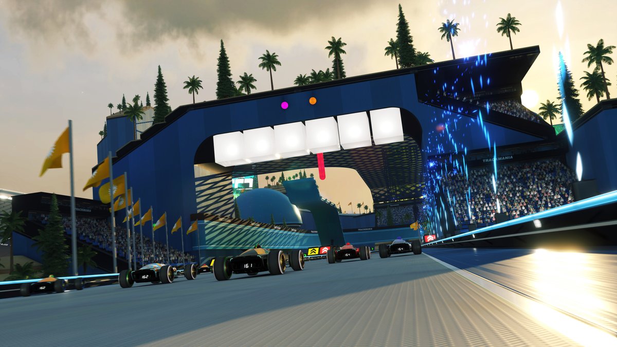 Trackmania's tweet image. 🌴 Summer campaign is coming! 

25 new tracks to discover on July 1st from 5 PM CEST! 🔥