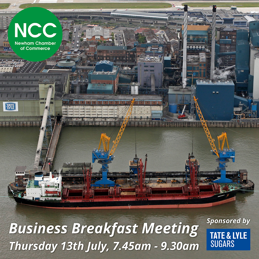 Our next Business Breakfast Meeting is scheduled for Thursday 13th July. Sponsored and hosted by @TateLyleSugars Date: Thursday 13th July 2023 Time: 7.45am - 9.30am For more information and how to book: mailchi.mp/newhamchamber/… #BreakfastMeeting #Newham #NewhamBusiness