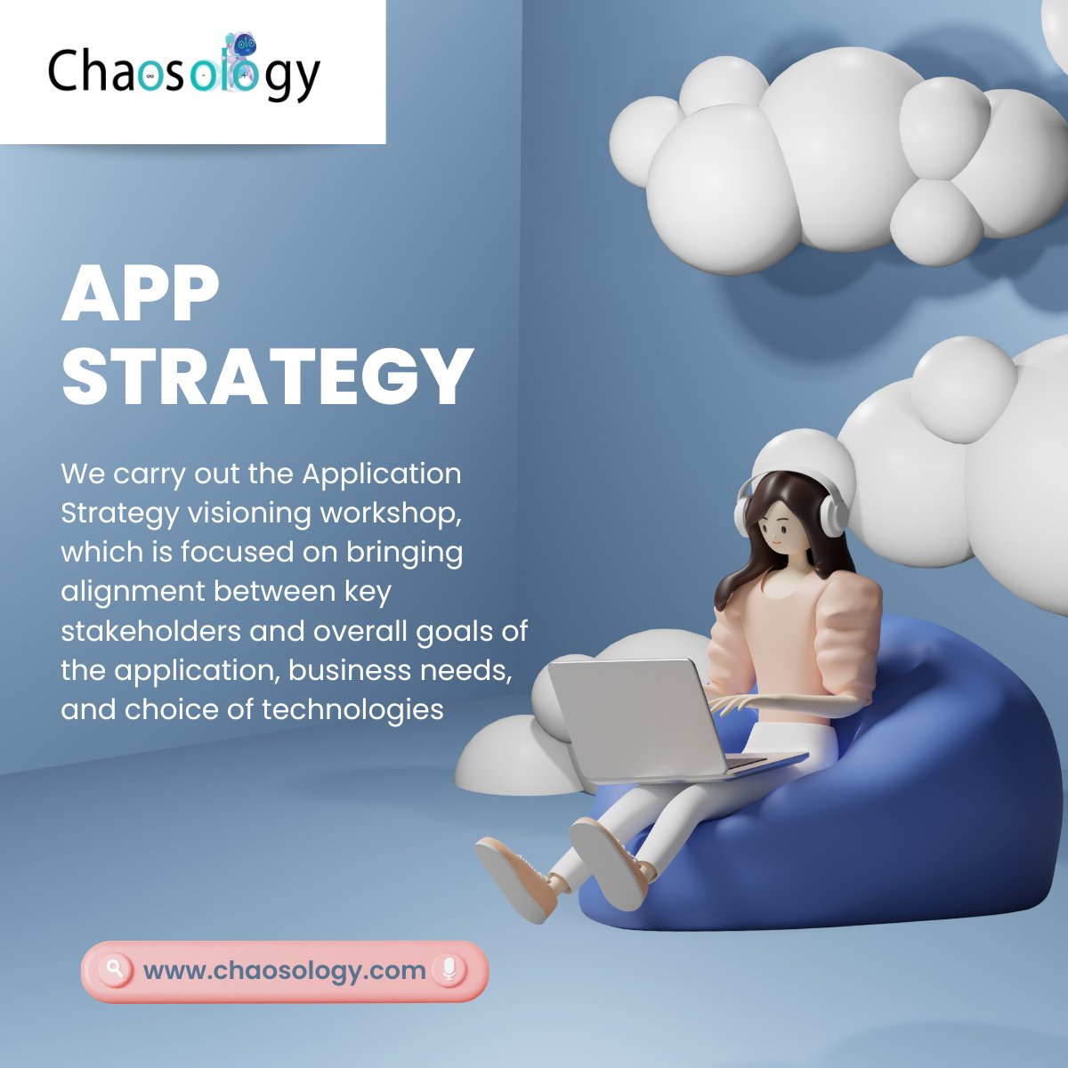 chaosologyHQ's tweet image. Our Application Strategy Visioning workshop brings clarity and alignment to stakeholders and helps them realize their organization’s full potential. #Chaosology #ApplicationStrategy #VisioningWorkshop