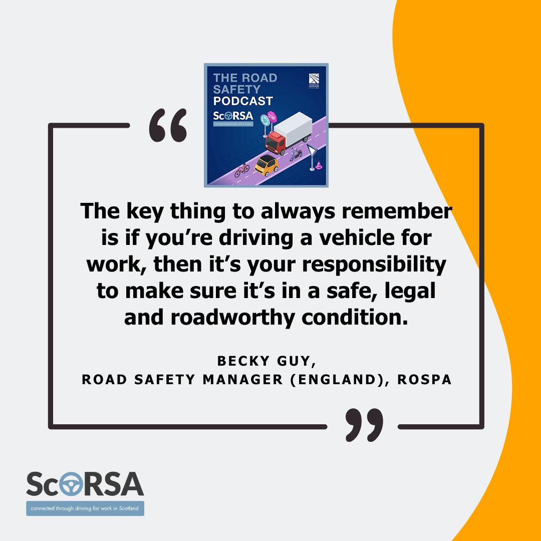 Becky Guy from <a href="/RoSPA/">RoSPA</a> joined us on The Road Safety Podcast for an episode all about The Gig Economy.

Becky’s role at RoSPA is to reduce harm on our roads, as well delivering vital road safety projects for England.

Want to hear the episode?
Listen here 👉ow.ly/uXHn50OVFxx