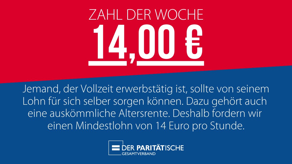 🛑12,41 Euro ist zu wenig, um vor Armut auch im Alter zu schützen. 
🪙Wir fordern, den Mindestlohn auf 14 Euro anzuheben. 
Das ist nicht nur eine Frage der Gerechtigkeit, sondern auch des Anstands.
#Mindestlohn #Mindestlohnkommission