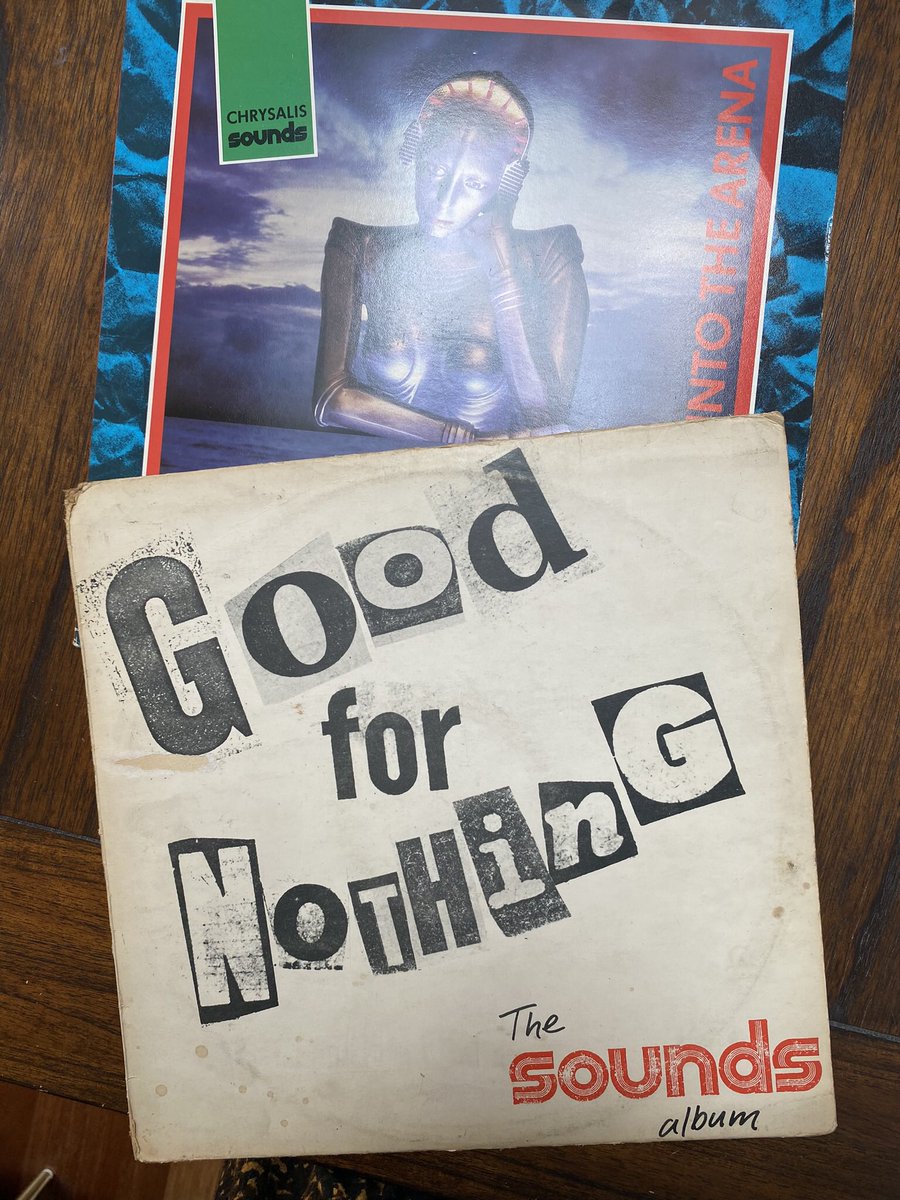 SarahMakepeace's tweet photo. More #junkshop #vinyl finds. A few tracks on these I don’t know, both @SoundsClips albums from late 70’s early 80’s #punk #postpunk #newwave #rock https://t.co/lPfcw3d0VX