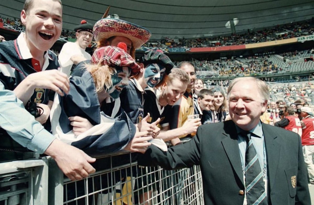 Running home from school to watch Craig Brown’s Scotland team play Brazil is a vivid childhood memory, and chatting to him about it years later was a privilege. 

Thanks for the memories.