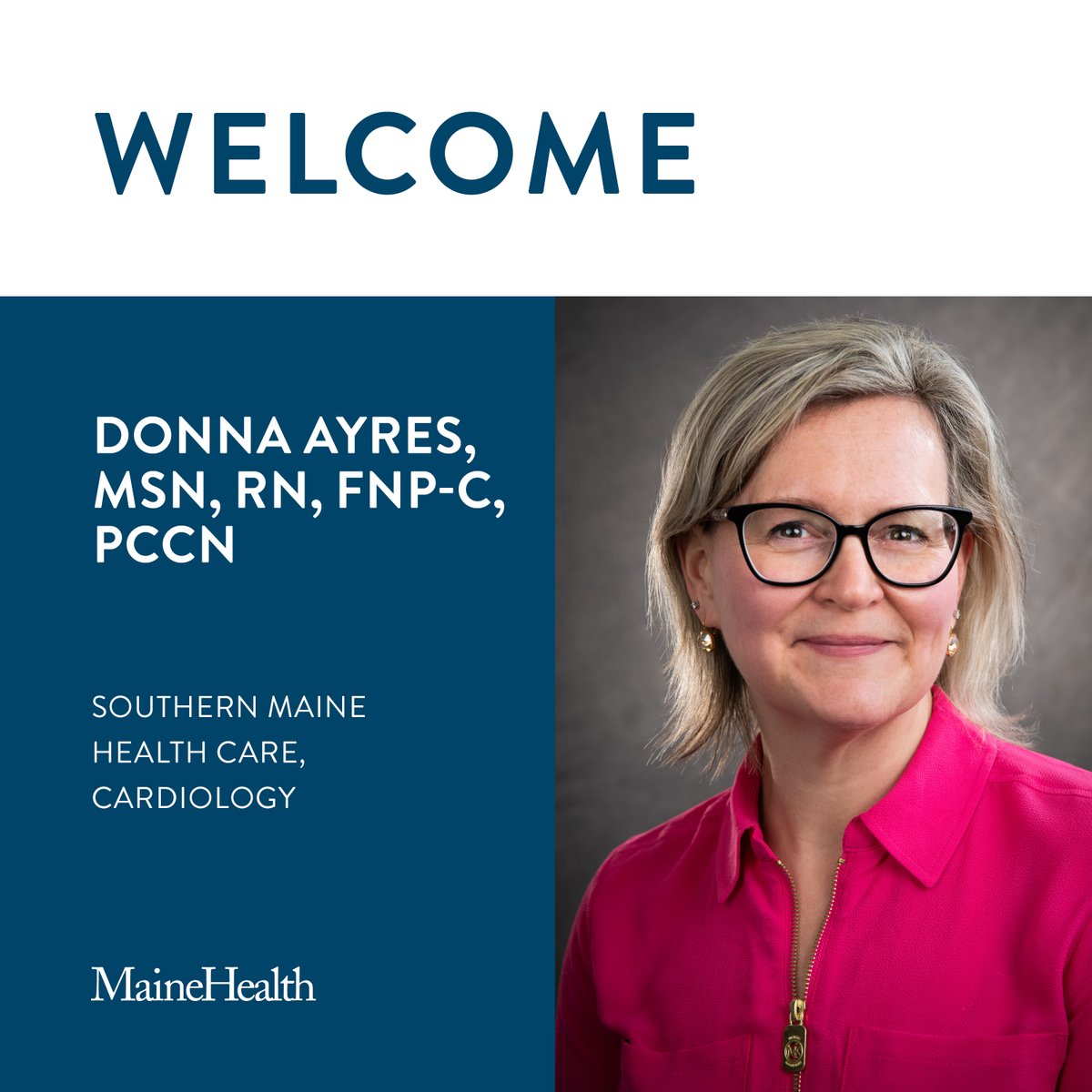 SMHCHealth's tweet image. Please help us welcome Donna Ayres, MSN, RN, FNP-C, PCCN to the Cardiology team.