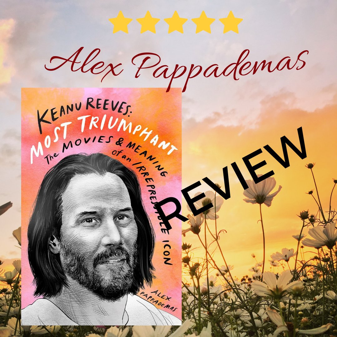 #KeanuReeves: Most Triumphant: The Movies and Meaning of an Irrepressible Icon by Alex Pappademas is a must-read for fans who have watched Keanu Reeves'movies. But I don't like the cover drawing, a photo would be better like on my book cover :) 
#WeLoveBooks #Movies #ArtandSpeed