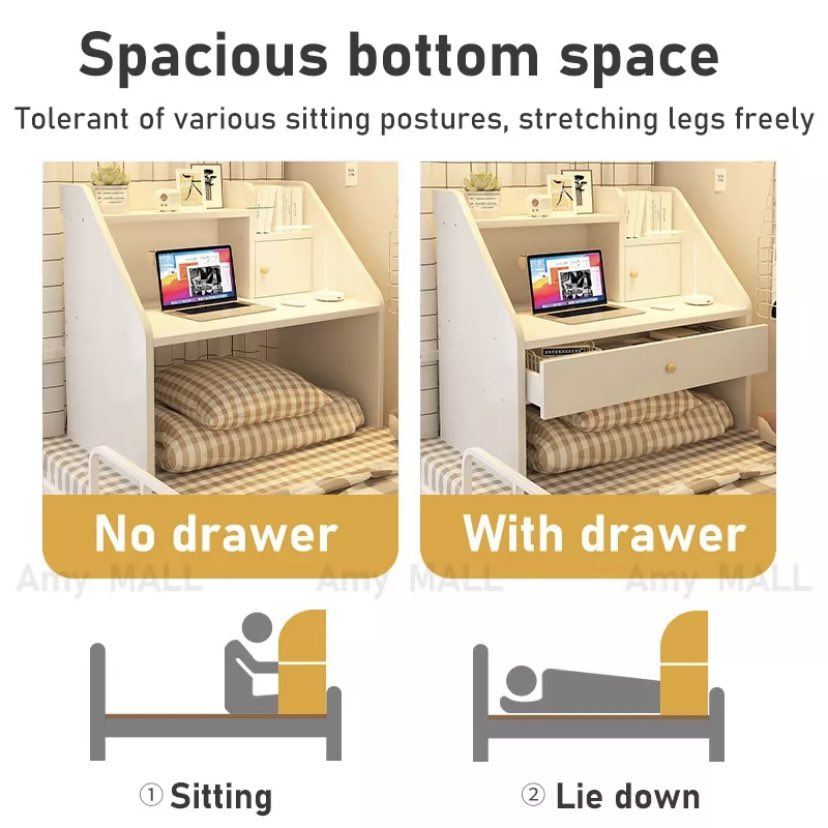 ShopeeMY's tweet photo. For those yang nak minimise space dalam dorm or bilik, boleh try beli bed desk ni!! 😍✨

https://t.co/hu5v6xpm61 

#ShopeeMY https://t.co/kZ65q2cNRf