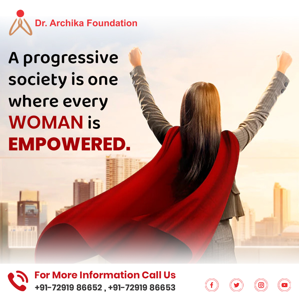 A progressive society is one where every woman is empowered.
.
.
#drarchikafoundation #drarchikadidi #ngo #charity #nonprofit #donate #donatenow #donatetoday #help #india #support #fundraising #socialwork #humanity #nonprofitorganization #volunteering #volunteersneeded