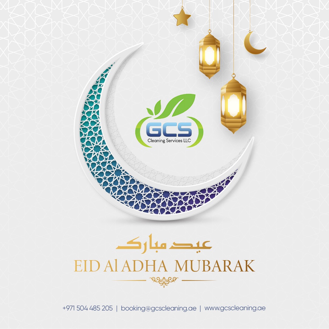 As we celebrate Eid al-Adha, let us remember the lessons of sacrifice and generosity. May this day inspire us to be kinder, more compassionate, and more giving towards one another. 
Eid Mubarak! 

#Eidaladha #EidMubarak #Eid #HappyEid #Cleaningcrew #CleaningservicesDubai