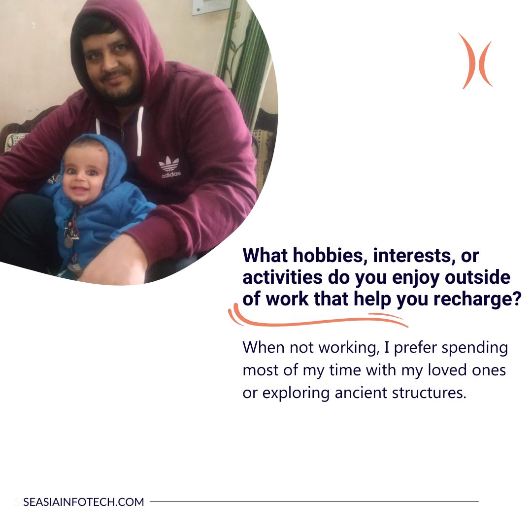 Seasiainfotech's tweet image. Arvind, a treasured resource in our #Androidappdevelopment team, has been on the forefront of several important projects. In the latest edition of #PeopleOfSeasia, Arvind gets candid about his love for ancient structures and rewarding #career trajectory at our organization 😊