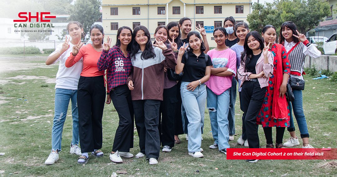 Coderushnepal's tweet image. Day 1 of field visit! Our students of the She Can Digital embarked on a field visit to Aesthetic Dance Studio @DeerholdLtd and @KantipurRadio, taking their digital and life skills to new heights
#CodeRush #SheCanDigital #SheCanDigitalCohort2 #Cohort2 #EmpoweredWomen #DigitalSkill