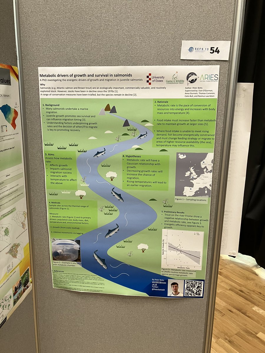 It was great to present my first poster at #SEFS13 last week, outlining the aims of my PhD, massive thanks to all my supervisors who helped in making it!