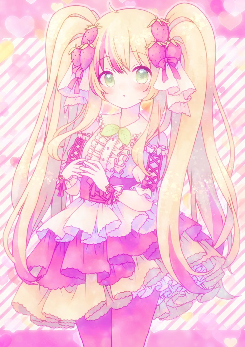 専用　手描きイラスト　ゆめかわい子ちゃん　オリジナル　水彩画 FzjE5tbaYAIKhMZ.jpg