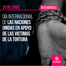 Día Internacional de Apoyo a las Víctimas de la Tortura⛓️ #NoALaTortura