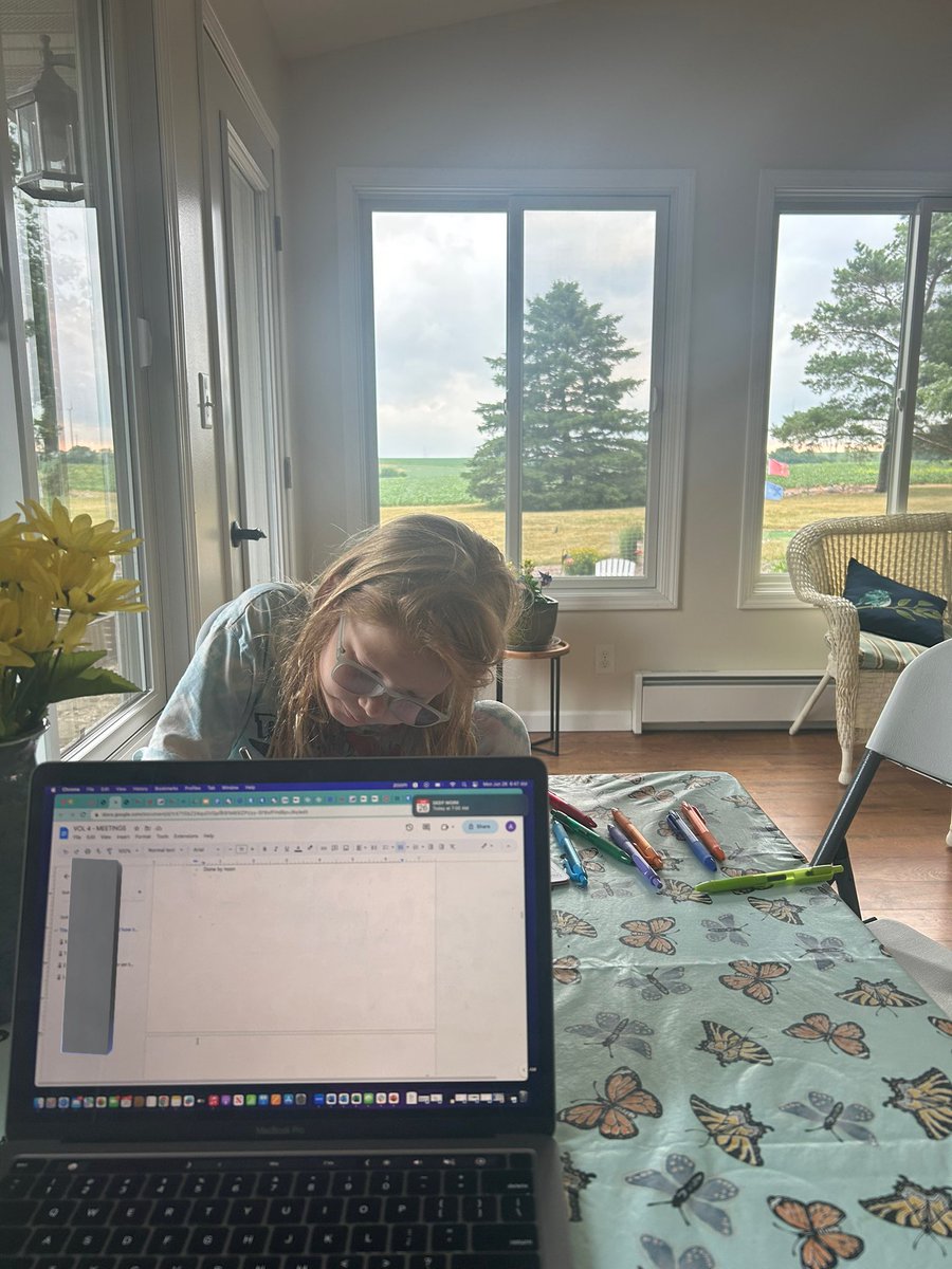 Woke up at 5am to write. 

Shortly after my daughter comes in, sits down in front of me and opens her journal. 

Habits have a blast radius. 
Those around you are watching.
Be a light for those looking to grow.