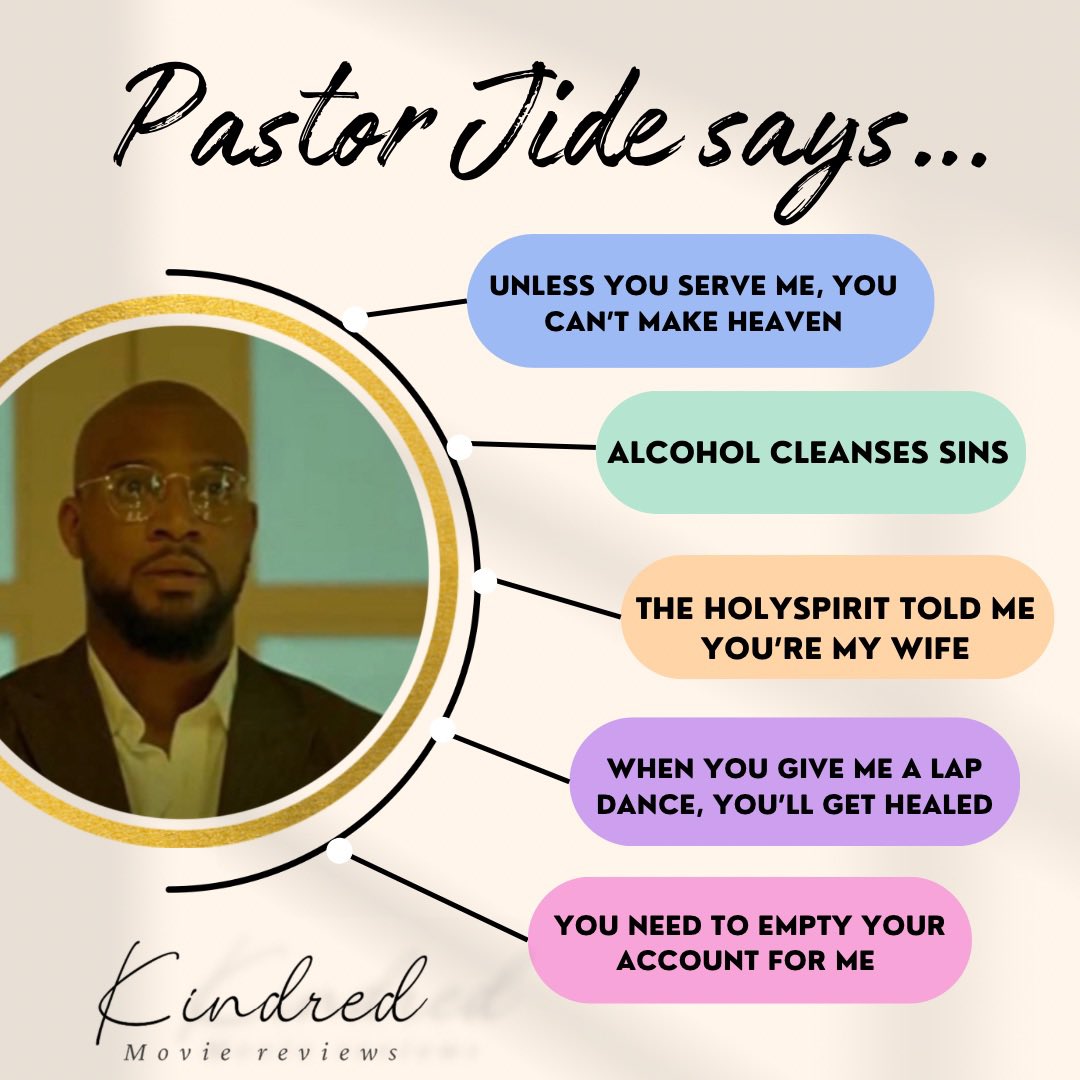 Let’s assume you’re a new convert &amp; Pastor Jide’s church is your first ever church. With all his sexual appeal &amp; audacity, he tells you all of these, which would you believe? 🤭

Bonus point if you can read these in his razz yoruba voice 😂 #kunleremi #ijakumo