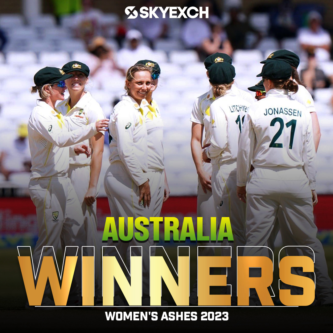 The Women's Ashes 2023 belongs to Australia!

#AshleighGardner #Australia #Ashes #WomensCricket #SkyExch #Cricket