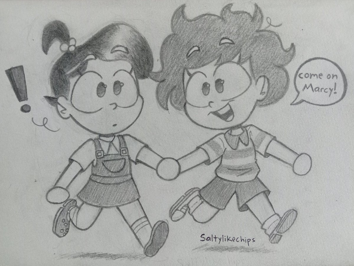 Little Mar and Anne
#anneboonchuy #marcywu #amphibia #amphibiafanart #fanart #traditionalart