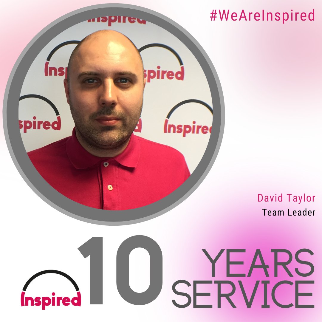 Here at Inspired - we know we're nothing without our phenomenal staff. We are so proud that 100% of our team managers began as sales agents. David is a fantastic example and it's his 10 year anniversary!

#WeAreInspired #workanniversary🎉 #Sales #TeamWork #jobsatisfaction⭐️