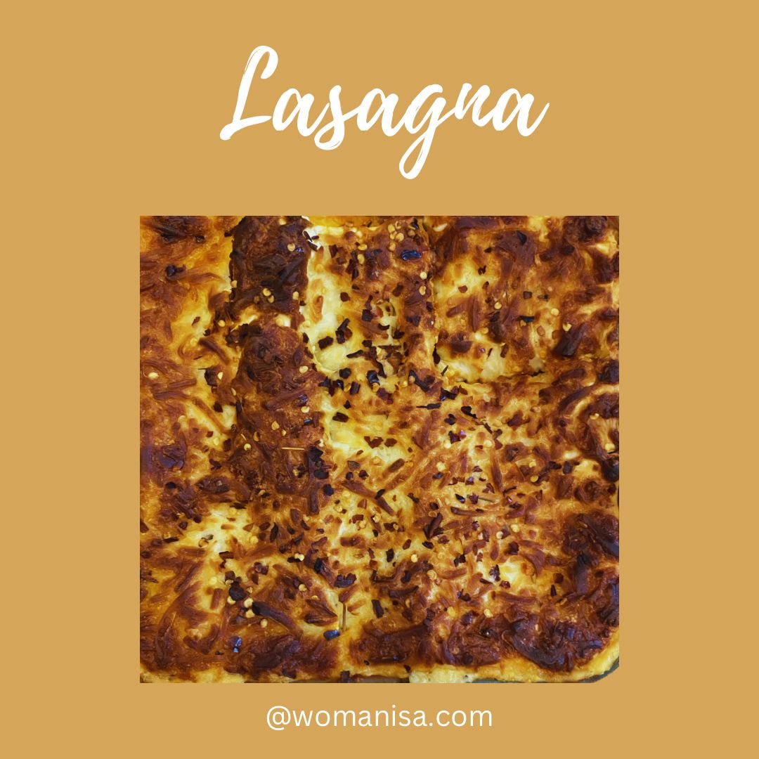 Who doesn't enjoy a bowl of #cheesy, yummy #lasagna? 
Follow the link to learn how to make this #scrumptious dish with a desi twist.
womanisa.com/2023/06/26/las…

#lasagna #cheeserecipes #cheesylasagna #womanisarecipie #Womanisa #goodfood #recipecorner #recipeoftheweek #desitwist