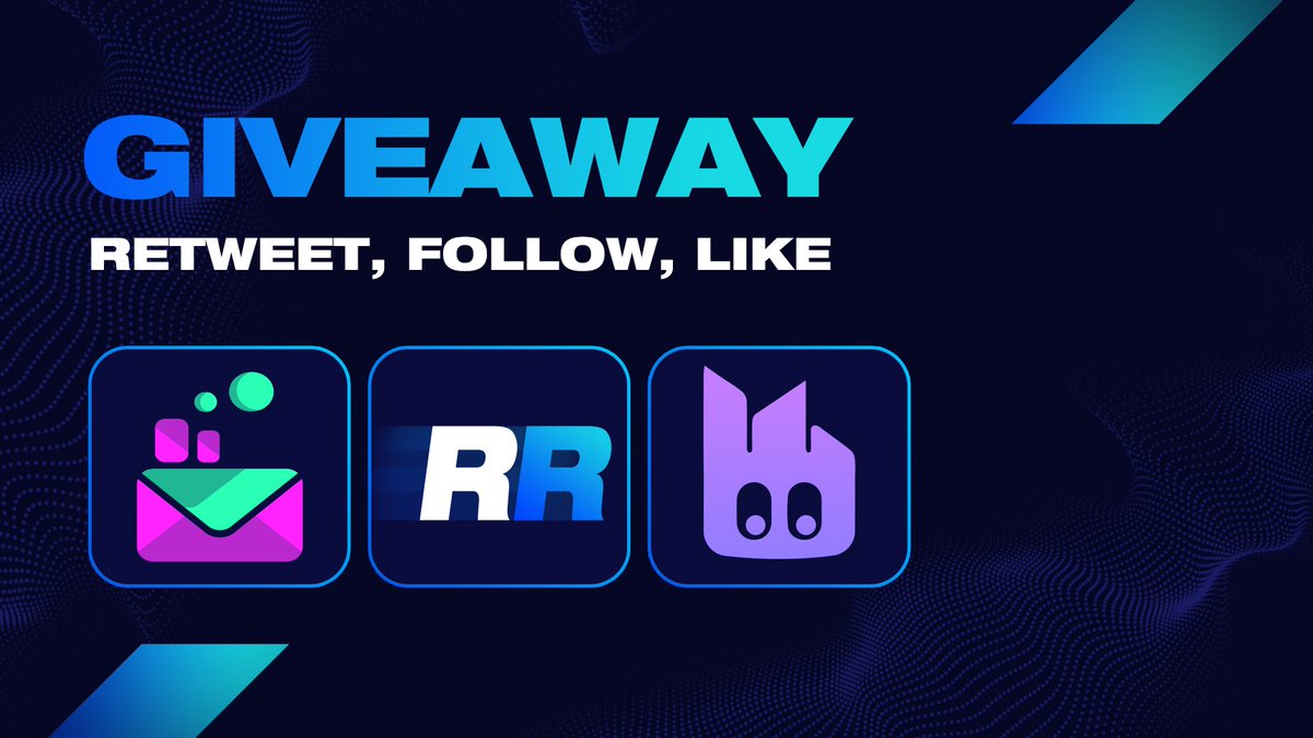 Gaden Gens (@gadengens) on Twitter photo 🚨GIVEAWAY🚨
We have teamed up with 2 amazing companies to bring you a nice Giveaway 🥰
Prices:
<a href="/GadenGens/">Gaden Gens</a> - 2x 30 day trial keys
@RR_proxies - 4 LIFETIME memberships
@botem_official - 2 Keys without initial
Like, Retweet and follow all to participate 👀
Ends in 2 days 📈 🚨GIVEAWAY🚨
We have teamed up with 2 amazing companies to bring you a nice Giveaway 🥰
Prices:
<a href="/GadenGens/">Gaden Gens</a> - 2x 30 day trial keys
@RR_proxies - 4 LIFETIME memberships
@botem_official - 2 Keys without initial
Like, Retweet and follow all to participate 👀
Ends in 2 days 📈