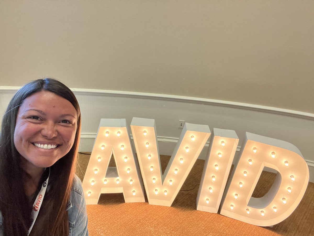 Ready to dive right in! #AVIDSI2023 #AVID4Possibility