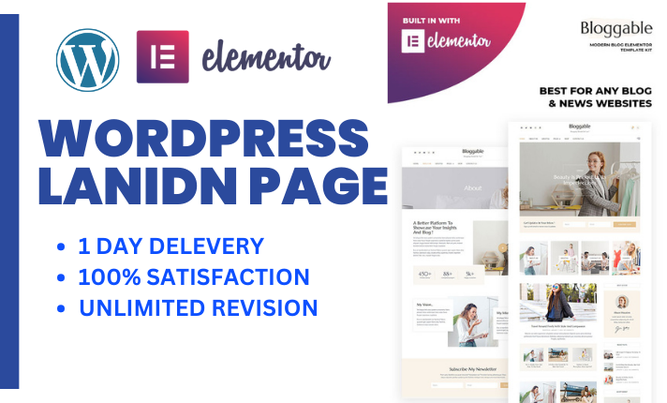 Who body need WordPress landing page with Elementor. just message me, I will create your portfolio and others website in reasonable price. WhatsApp +8801902490557

#WordPress #ElementorPro #LandingPage #DigitalMarketing #WebDevelopment #WebDesign #SEO #webdeveloper #website