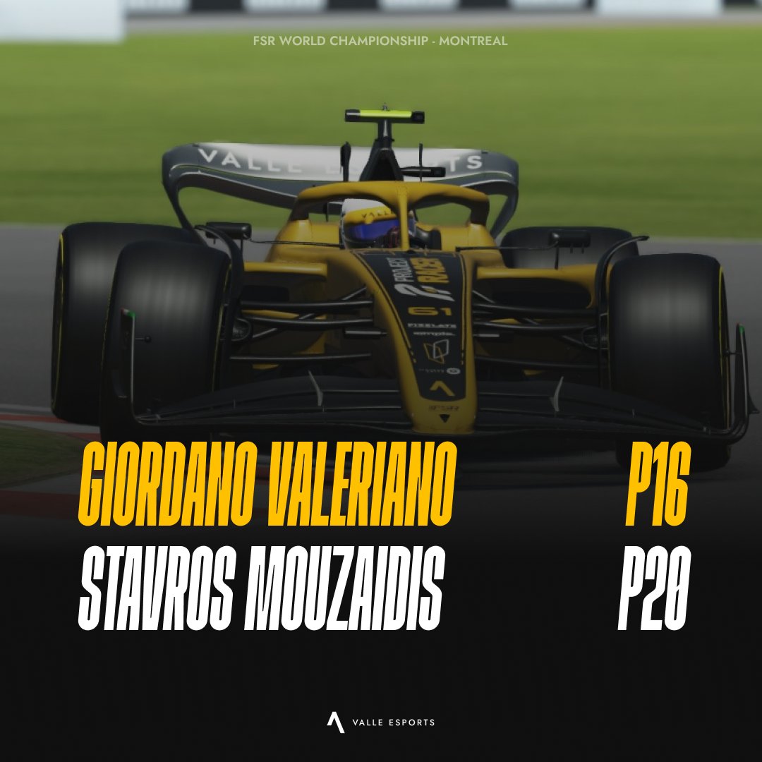 A difficult race for us in all FSR tiers in Canada.

#SiamoValle