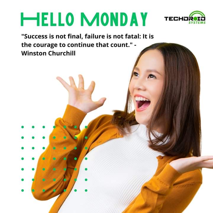 techdroidsystem's tweet photo. "Success is not final, failure is not fatal: It is the courage to continue that counts." - Winston Churchill
#techdroidsystems #motivation #media #success #happy #motivationmonday #motivationalquote #MotivationalMonday
#Glastonbury https://t.co/7IsSgJiWjb