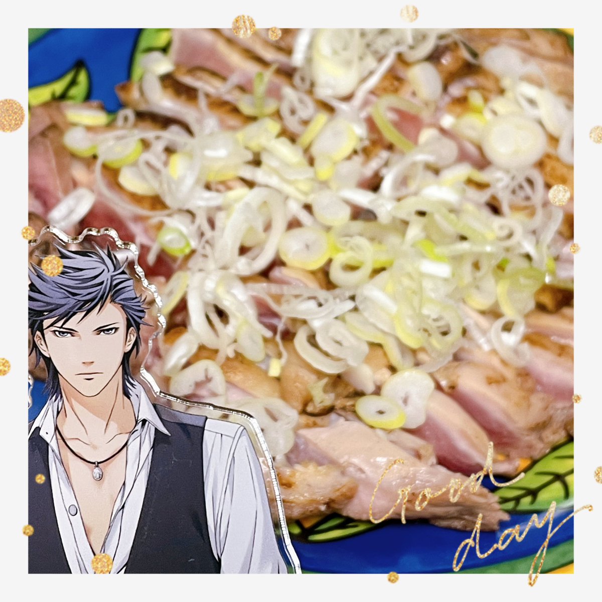 meat_cola's tweet photo. 鶏たたきなるものを食べます🐔🍖💥#不破剣人誕生祭2023 #不破剣人生誕祭2023  #3MjXIP_10th #ときレス https://t.co/Dv2KSJ8CEM