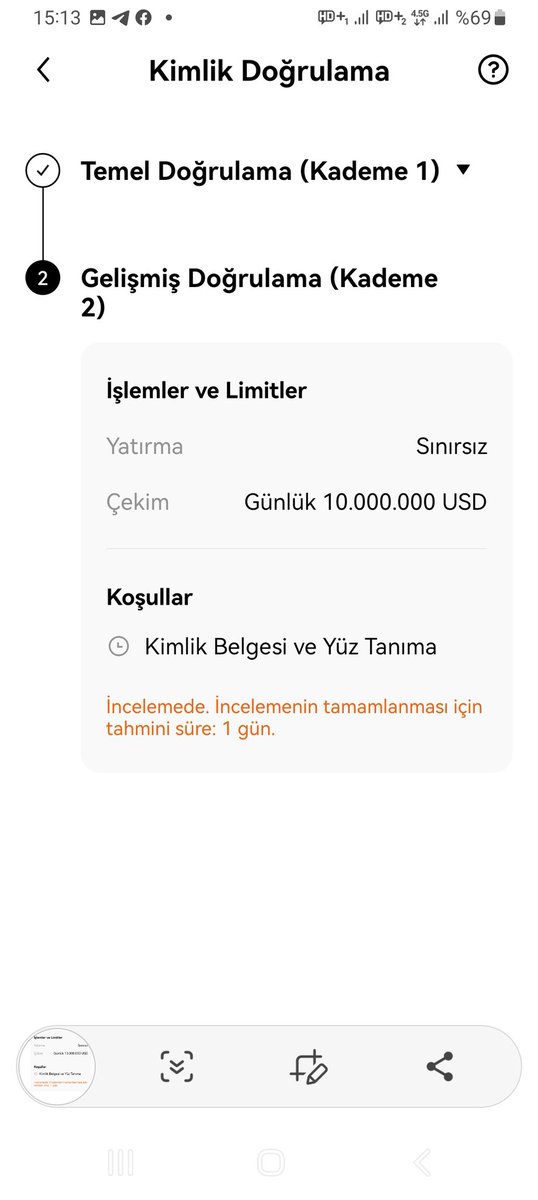 @okx Ne alım nede satım yapabiliyorum bu durumda ne yapmalıyım 1 gün süre dedi okex ama 2 gün oldu hesabım açılmadı lütfen yardımcı olun