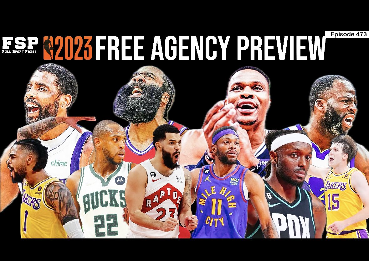 NEW @FULLSPORTPRESS EPISODE ALERT🚨: 2023 NBA Free Agency Preview Show #TELLAFRIEND 

Episode 473: linktr.ee/Fullsportpress