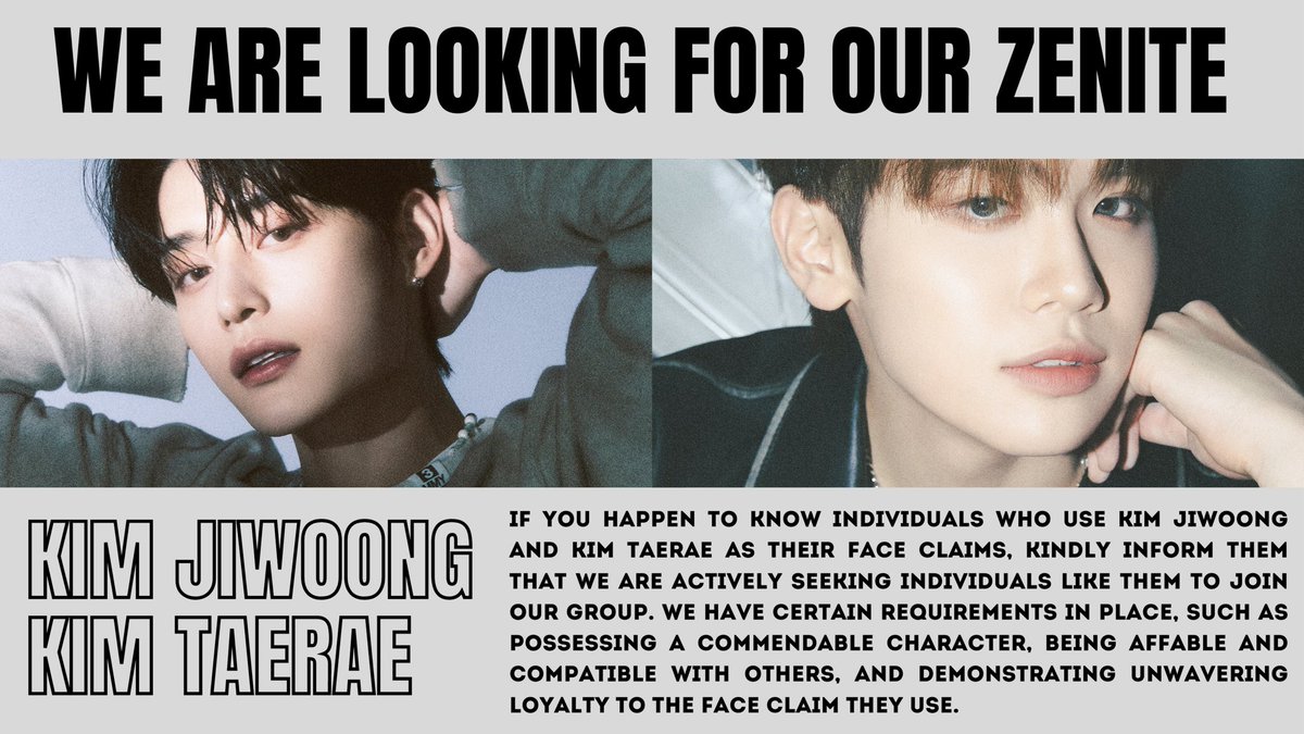 UCL_OFFICE's tweet photo. Seeking Kim Jiwoong and Kim Taerae to join our squad. If you’re squadless, the one who’s chatty, lively, and  loyal to their muse is preferred. Fill out the form below! We also looking for another SQ or OA to be friends with, you can tag your SQ or OA if interested. Thank you! https://t.co/b8rqSamxoT