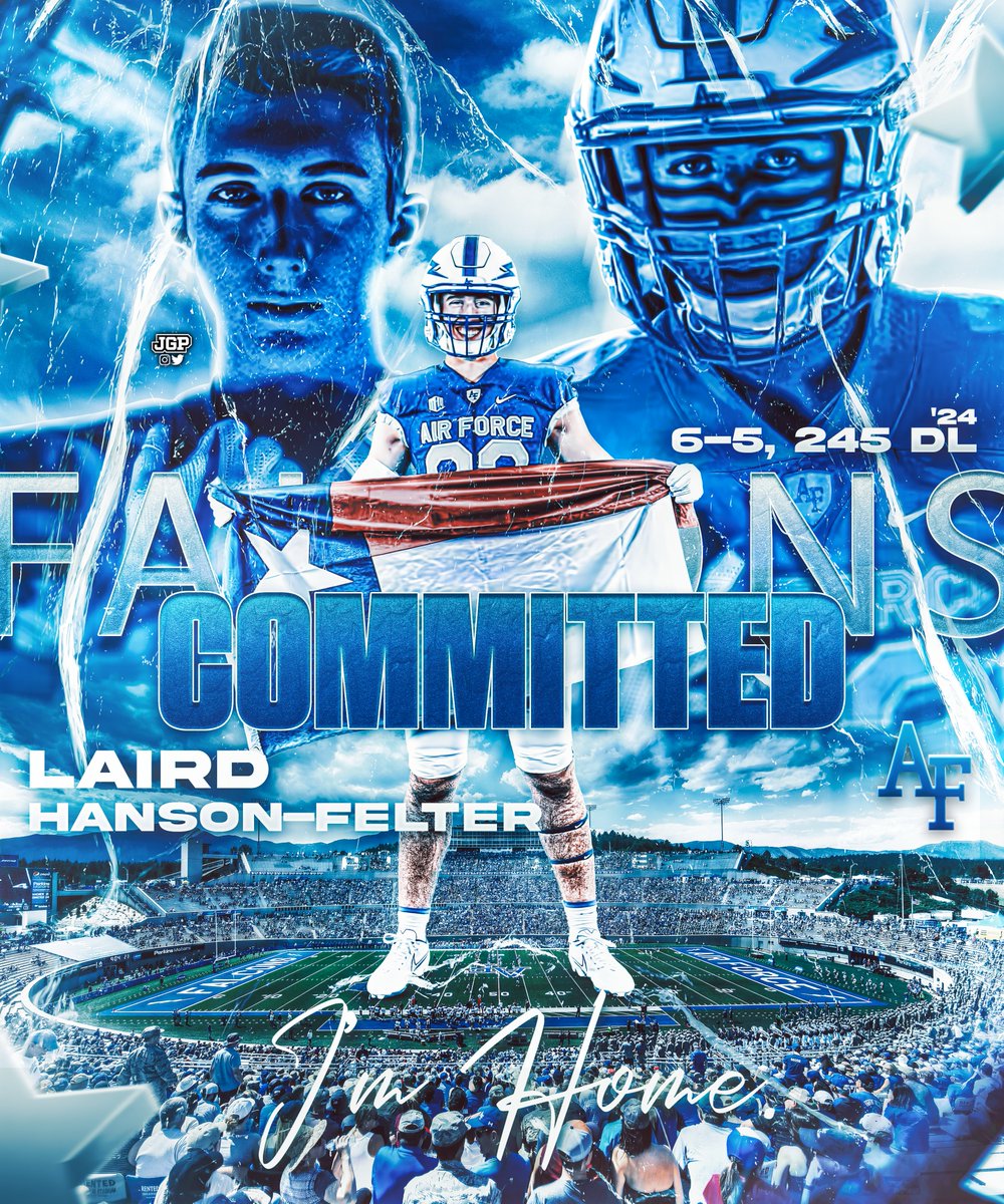 ⚡️🇺🇸#COMMITTED✈️⚡️#BOLTBROTHERHOOD ⚡️After an Amazing recruitment process, I have decided to continue growing as a Student and Athlete at @AF_Football!!! Thank you to all the Coaches I have developed relationships with and Thank You to the process for teaching me so much.⚡️🏴‍☠️…