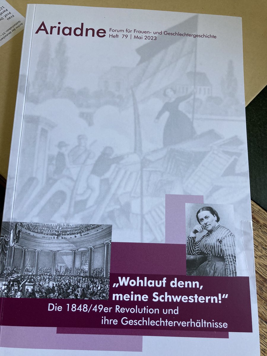 Deutschland ist immer besonders schäbig mit seiner Frauengeschichte umgegangen. Immerhin gibt es das (knapp finanzierte) Archiv der Deutschen Frauenbewegung in Kassel @AddF_Kassel mit @KerstinWolff8 + Team! Die neue Ariadne-Ausgabe über die Frauen 1848/49 kann ich nur empfehlen.