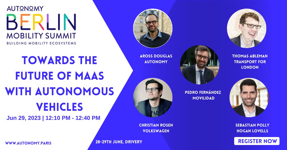 AUTONOMY's tweet image. Dear followers, only two more days to go for #AutonomyBMS

Join us for a panel session titled 𝗧𝗼𝘄𝗮𝗿𝗱𝘀 𝘁𝗵𝗲 𝗙𝘂𝘁𝘂𝗿𝗲 𝗼𝗳 𝗠𝗮𝗮𝗦 𝘄𝗶𝘁𝗵 𝗔𝘂𝘁𝗼𝗻𝗼𝗺𝗼𝘂𝘀 𝗩𝗲𝗵𝗶𝗰𝗹𝗲𝘀

𝗥𝗲𝗴𝗶𝘀𝘁𝗲𝗿 𝗻𝗼𝘄:
lnkd.in/ePPfavuD

We look forward to welcoming you!