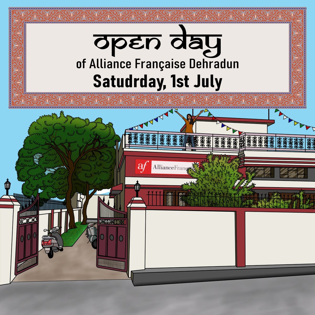 Saturday, 1st July we are organising a OPEN DAY with lot of activities all along the day ! 🎉

Stay connected for more information about the activities, we will post them all along the week.

Open to all, all day long !

📍 Araghar Chowk