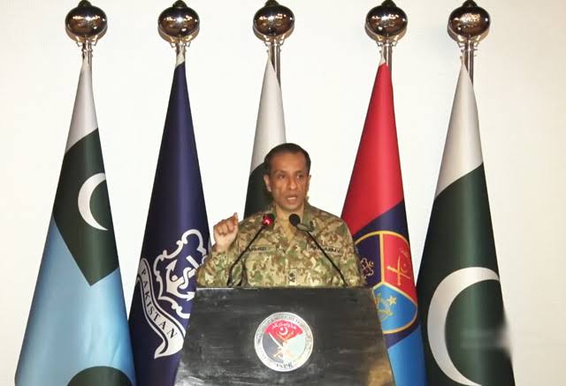 I have never seen DG ISPR giving a briefing against one person, I have never seen all the political parties of the country united against one person, I have never seen one person standing alone and all of them are against him. He is One and  only Imran khan

#DGISPR
