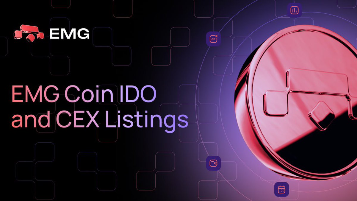 It's not just the IDO... 🚀 

We're also preparing for our listings on CEXs! 🎉 

#EMGCoin is set to make big waves in the crypto world. 

Keep your eyes peeled for more updates! #CryptoNews #IDO #blockchain