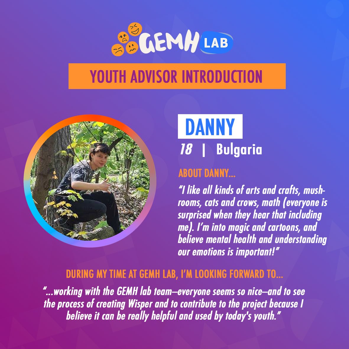 GEMH_Lab's tweet image. We are so excited to welcome our four new Youth Advisors! These lovely fresh faces from all over the place will advise us, give feedback, and ensure we create tech that truly reflects the needs of the young people they represent. Meet our new Youth Advisors! 👀🎉👋🏻 #tech #youth