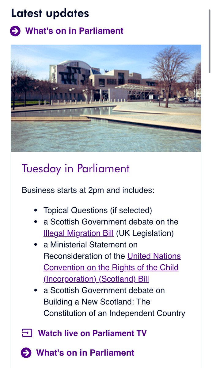 3 sitting days left of the @ScotParl before a 2 month hiatus. Of all the things the SNP could debate, the: crisis in dentistry delayed education reform delayed Agriculture Bill latest damning ferry report NHS waiting times You guessed it, a 3 hr debate on the constitution 🥱