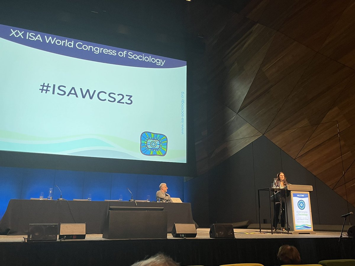 anavidu's tweet image. Nominee for @isa_sociology Vice-President of Publications @MartaSolerUB presenting the five goals of her candidacy built on her successful trajectory in this arena #ISAWCS23