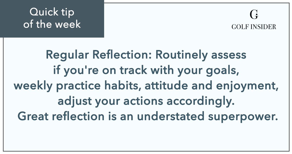 golfinsideruk's tweet image. Golf Insider weekly tip,
#golf #golfinsider #tipottheweek