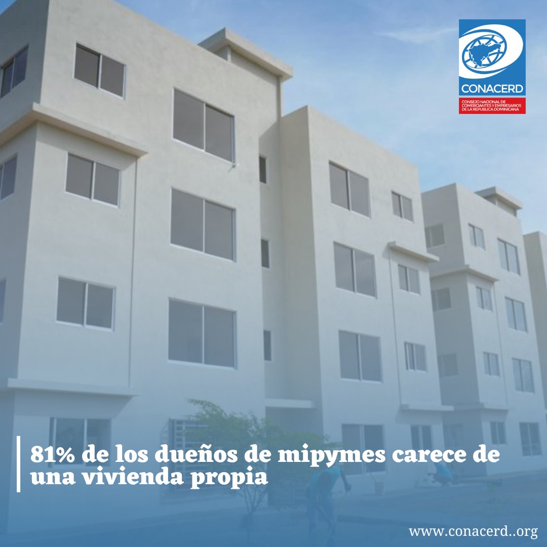 CONACERD's tweet photo. Un 81% de los dueños de mipymes no cuenta con el privilegio de muchos dominicanos, cumplir el sueño tener una vivienda propia.

https://t.co/uloeni44Hp #Conacerd #Gobierno #Viviendapropia #Comerciantes #Folice #Mipymes #CoopConacerd #MICM https://t.co/vPp5onkOjC