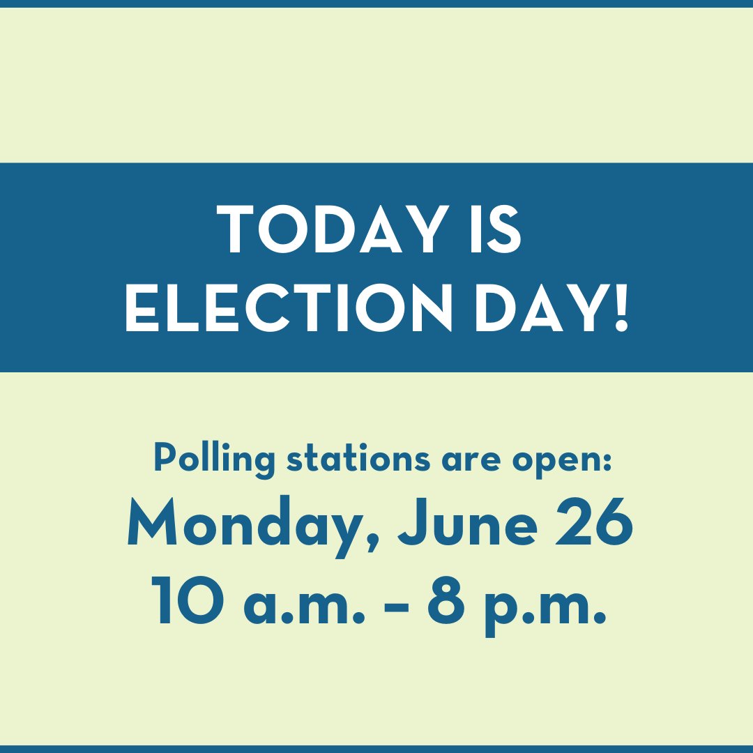 YWCAToronto's tweet photo. IT’S ELECTION DAY! 🗳️

Polls are open 10 am to 8 pm
#ToPoli #TOElxn

Find more information on how to vote in #Toronto here 👇 https://t.co/8DUZa3WVuO https://t.co/MKE3N5zXqa