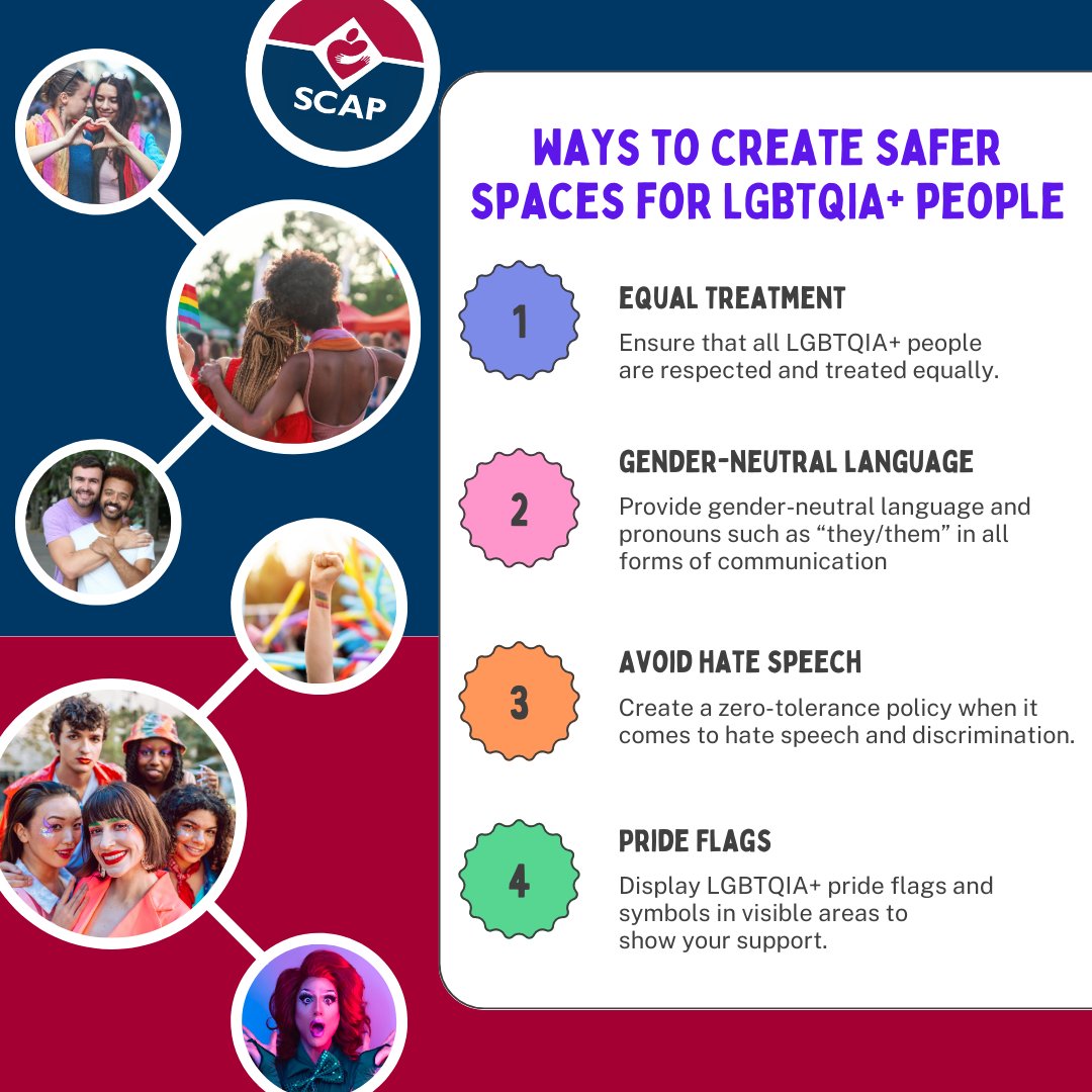 SCAPNY's tweet image. SCAP cares about the entire community. Happy Pride Month! #communityaction #pride #pridemonth #pridemonth2023 #lgbtqiarights