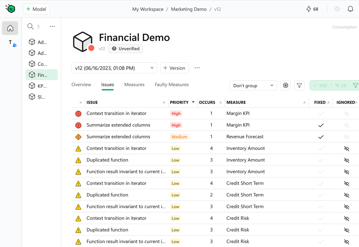 After years in “stealth mode,” we’re excited to introduce DAX Optimizer.

Dive deeper here: daxoptimizer.com/blog/introduci…

DAX Optimizer is a tool – delivered as a service – that helps identify potential bottlenecks and suggests impactful solutions and priorities. You still write the
